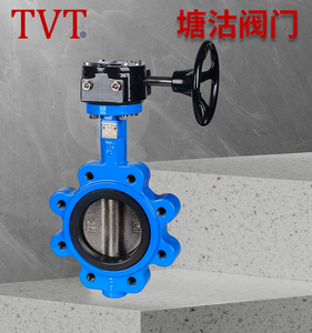 蜗轮对夹蝶阀D37L1X-10Q